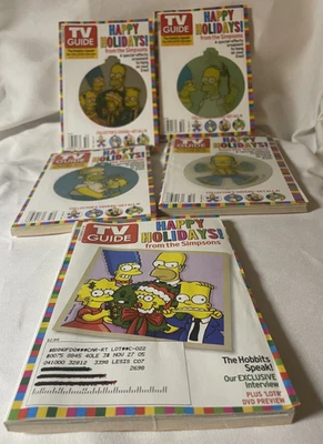 “Complete Set of 5 Covers — Simpsons Christmas TV Guide Dec 12–18, 2004.” - Image 1 of 4