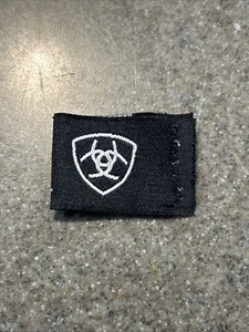 Ariat Brand Patch Embroidered Sew In Inseam Unique Iconic Logo - Picture 1 of 4