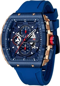 Men's Watch Fashion Sport Wrist Watches Chronograph/Waterproof/Luminous/Calendar - Picture 1 of 12