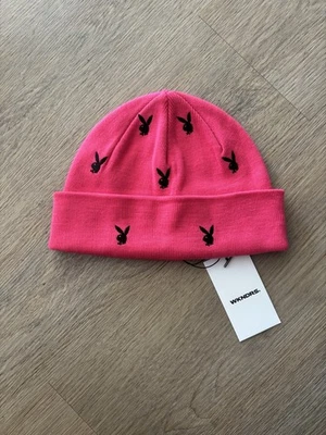 Hot Pink All Over Playboy Logo Beanie - Image 1 of 3