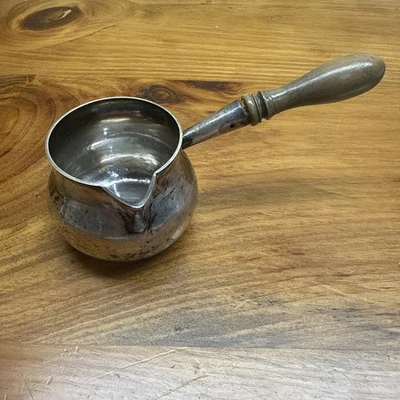 Calentador de brandy de plata esterlina George III Londres por William Cattell aprox. 1784 Foto 1 de 4