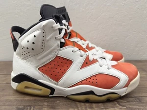 Nike Air Jordan 6 Retro Like Mike Gatorade Zapatos Talla 9 Blanco Naranja 384664-145 - Imagen 1 de 10