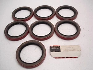 7 NEW NATIONAL 470565 OIL SEALS 3.130" od FOR 2.375" SHAFT x .375" WIDE - Picture 1 of 3