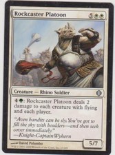 Magic MTG Tradingcard Shards of Alara 2008 Rockcaster Platoon 23/249