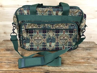 Bolso de hombro de viaje para pasar la noche vintage con tapiz temático de golf de doble asa Foto 1 de 4