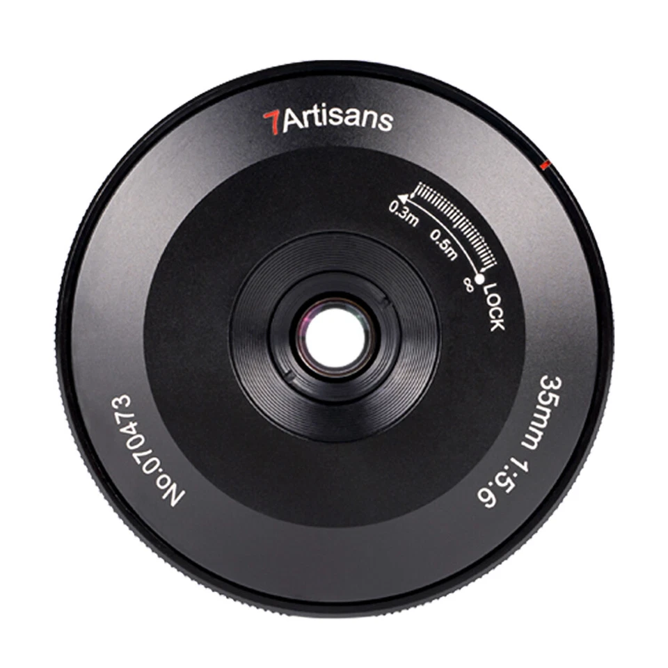 7artisans 35mm F5.6 Full Frame Pancake Lens Canon EOS R RP RF R5 R6 R7 R10 - Image 1 of 3
