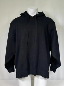 Forever 21 Contemporary Black Long Sleeve Hooded Sweatshirt Men's 3XL - Picture 1 of 11