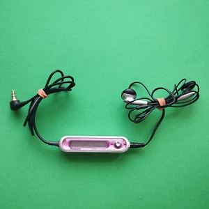 Panasonic Remote Controller For Player MD Jack 3.5 Used Red and Silver Earphone - Picture 1 of 9