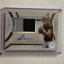 2023 Panini Gold Standard /79 RC Rookie Two Color Patch Auto RPA AIDAN O’CONNELL