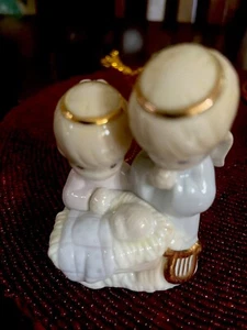 Avon Enesco Precious Moments Porcelain Holy Family Ornament 1997 - Picture 1 of 6