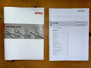TS 350, TS350 Cut Off Saw Workshop Service & Illustrated Parts List Manual - Picture 1 of 3
