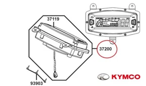 NOWY OEM KYMCO Speedmeter Prędkościomierz MXU 465 IRS 4T EURO 4 - Zdjęcie 1 z 1