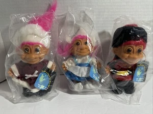 Trolls Dolls Around The World 5" Russ England, Russia & Holland NEW Lot Of 3 - Picture 1 of 5