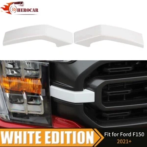 Parachoques delantero blanco Ford F150 F-150 2021+ y cubierta de rejilla 2 piezas - Imagen 1 de 8