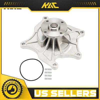 NEW Water Pump w/ Gasket for Cadillac SRX STS XLR 2004-2009 4.6L 4.4L Petrol Foto 1 de 4