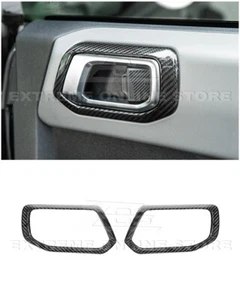 For 21-Up Ford Bronco Carbon Fiber Interior Tape On Rear Door Handle Cover Pair - Bild 1 von 21