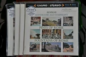 AUDIOPHILE CLASSIC RECORDS RESPIGHI PINES & Fountains Rome 180g #4x45rpm LP SS - Picture 1 of 2