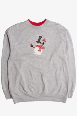 Moletom de Natal cinza feio 56912 - Imagem 1 de 3