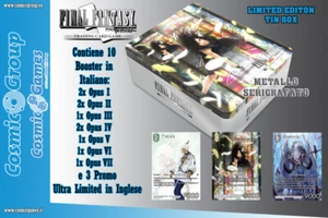 FINAL FANTASY TRADING CARD GAME Tin Box Limited Edition SQUARE ENIX Box - Picture 1 of 2
