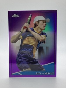 TOPPS TENNIS CHROME 2021 ALEX DE MINAUR PARALLEL 013/199