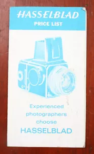 LISTA DE PRECIOS HASSELBLAD, SEPTIEMBRE 1964/126838 - Imagen 1 de 1
