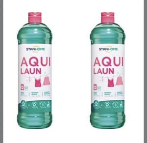 STANHOME 2 AQUILAUN 1 L X Capi Delicati A Mano E Lavatrice +86% Origine Naturale - Foto 1 di 1
