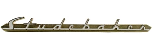"Studebaker" Roof Paint Line Script | 1953-55 Studebaker | 298675VP - Picture 1 of 1