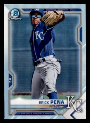 2021 Bowman Chrome Draft Refractors #BDC178 Erick Pena - Image 1 of 2