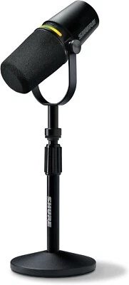 SHURE MV7+K-BNDL Microphone USB +XLR with Tripod for Podcasting Gaming open box - Image 1 of 3