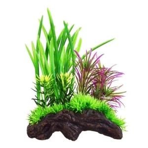 RA UNDERWATER TREASURES Ceramic Driftwood with Plant - A - Picture 1 of 1