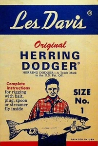 Folleto original Les Davis Herring Dodger años 50 Tacoma Washington - Imagen 1 de 3