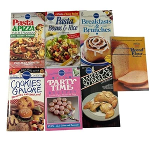 Vintage Lot 7 Pillsbury Classics Kochbücher Hefte Rezepte Brot Kekse - Bild 1 von 5