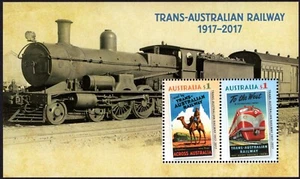2017 Australia Trans Australian Railway 1917-2017 Mini Sheet MNH, Clean - Bild 1 von 1