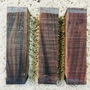 3 Pack, East Indian Rosewood Turning Blank Spindle Wood Blocks 1-1/2"x1-1/2"x6" - Picture 1 of 9