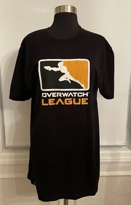 LOTE de 2: Camiseta Blizzard Overwatch League OWL Hombres XL Logo Grande Negra Juegos NUEVA Foto 1 de 4