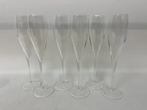 Juego de 6 copas de cristal flauta champán Le Creuset - Imagen 1 de 2