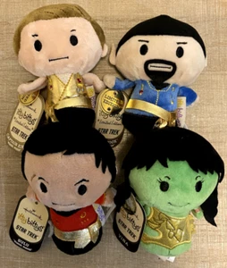 CAPTAIN KIRK MR. SPOCK SULU VINA Itty Bittys Star Trek Plush Toys NWT - Picture 1 of 1