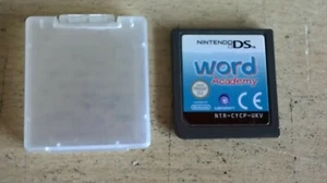 WORD ACADEMY - NINTENDO DS GAME / LITE DSi 3DS COMPATIBLE - FAST POST - VGC - Imagen 1 de 2