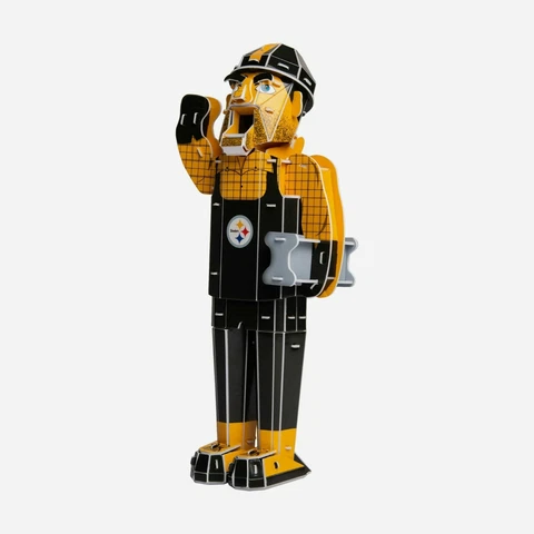 Pittsburgh Steelers NFL 12" Steely McBeam Mascot PZLZ 3D Paper Model Puzzle Kit Cover