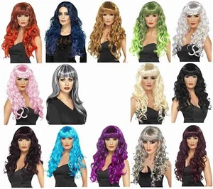 Variety Adult Ladies Siren Long Hair Wigs Fancy Dress Party Accessory - Picture 1 of 14