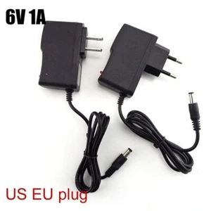 6V 1A AC to DC Power Supply Adapter Converter Transformer CCTV LED Strip Lamp - Picture 1 of 10