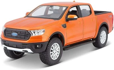 Maisto 31521 - Auto Modell Ford Ranger (Arancione, Scala 1:27) Auto Pickup - Immagine 1 di 4