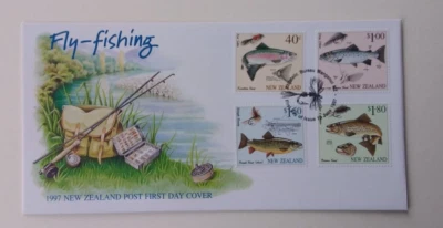 New Zealand 1997 SG2082/85 Fly Fishing FDC — 第 1/4 张图片