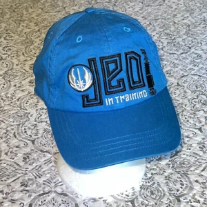 Disney Parks Star Wars "Jedi in Training" Baseball Cap Hat Sky Blue Adult OSFA - Picture 1 of 9