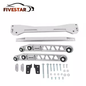 Rear Lower Control Arm + Subframe Brace + Tie Bar Kit For Honda Civic EK 96-00 - Picture 1 of 10