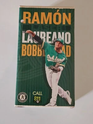 Ramon Laureano Laser Bobblehead Oakland Athletics A's SGA  New in Box - Image 1 of 4