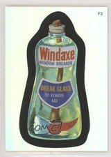 2007 Topps Wacky Packages All New Series 5 Foil Stickers Windaxe #F3 0dk