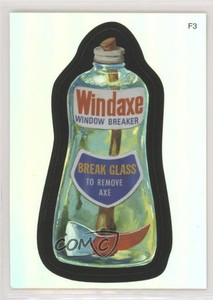 2007 Topps Wacky Packages All New Series 5 Foil Stickers Windaxe #F3 0dk