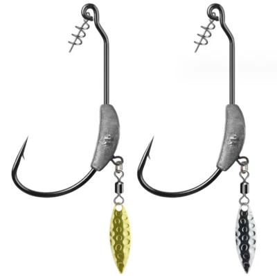 5/10 Pezzi Sottospin Jig Heads Ganci per Esca da Nuoto Lame Spinner Ganci da Pesca Ponderati - Immagine 1 di 4