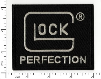 22 Pcs Embroidered Iron on patches Sig Glock Perfection 95x77mm AP027sGb - Image 1 of 2